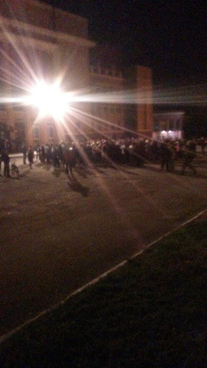 В Стаханове сепаратисты-гастролеры, не получив поддержки местного населения, удалились восвояси