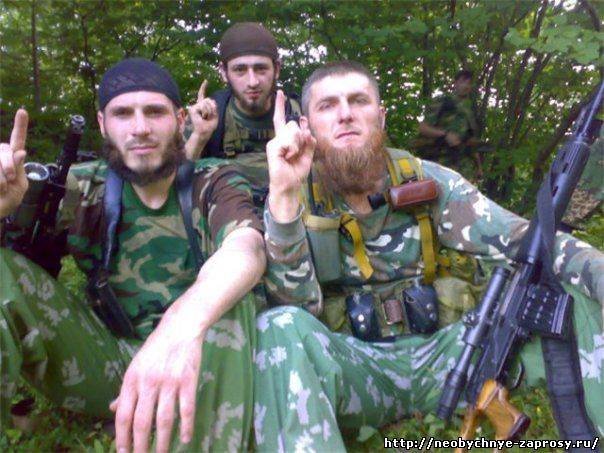 Кадыровские террористы в центре Донецка