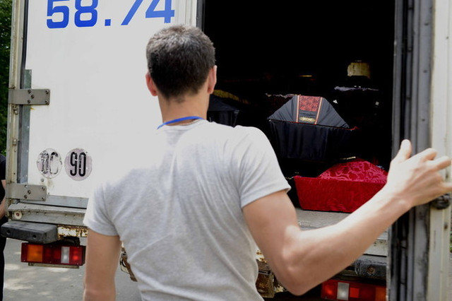 Кто доставлял тела убитых в Донецке россиян