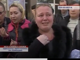 Сообщается, что «одесская плакальщица» Ципко арестована