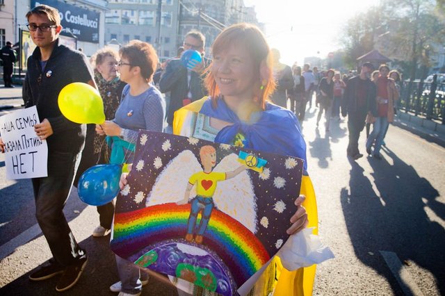 Марши Мира в поддержку Украины прошли в разных городах планеты