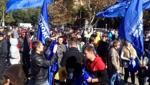 Милиция расследует проплаченный митинг "Оппозиционного блока" в Одессе