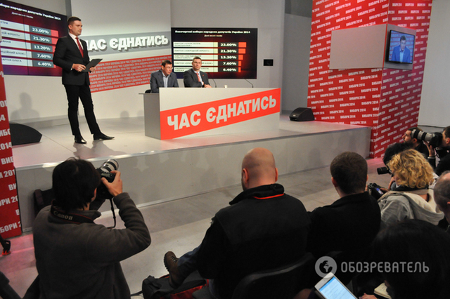 Разочарованные победой: день выборов в штабе Блока Порошенко