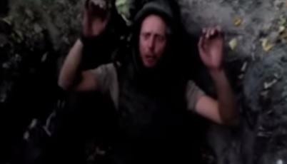 Путинские наймиты устроили показательный расстрел террориста Ёжика (видео)