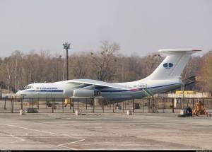 На севере Киевской области терпит бедствие ИЛ76МД