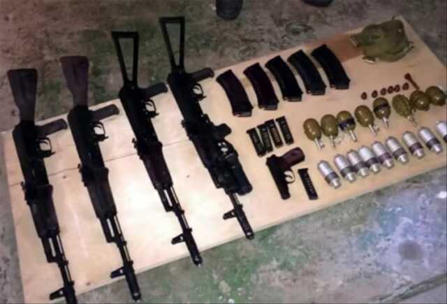В Мариуполе нашли арсенал оружия и боеприпасов