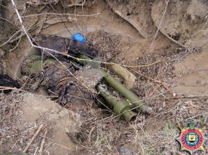 Под Краматорском найден тайник с минами, «зенитками» и гранатами