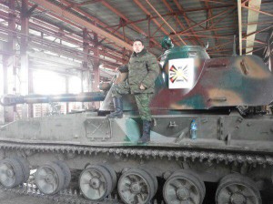 В Горловке боевики оборудовали военную базу