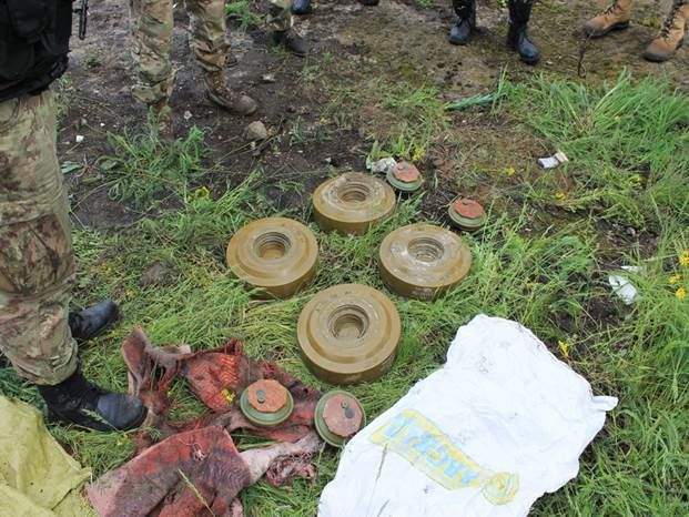 СБУ предотвратила крупный теракт в Мариуполе: фото и видео тайника