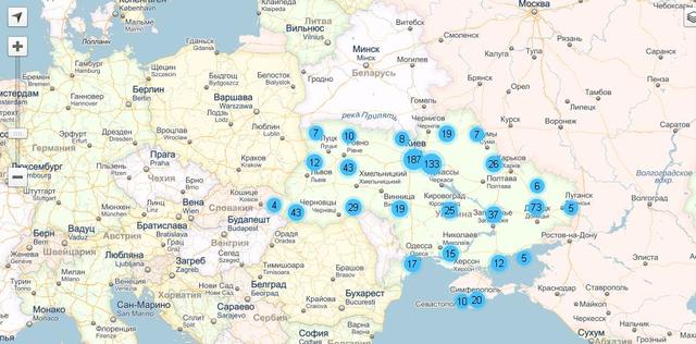Скрепы Гундяева: попы УПЦ МП на официальном сайте вывесили карту Украины без Крыма