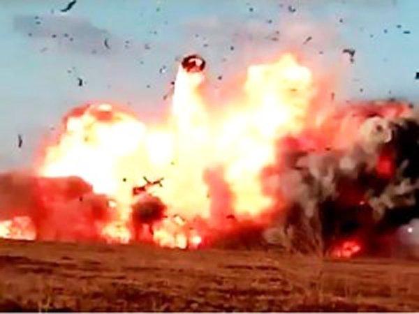 Українські військові біля Щастя знищили ворожий танк разом із екіпажем