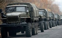 Из Донецка выехали 5 грузовых машин боевиков