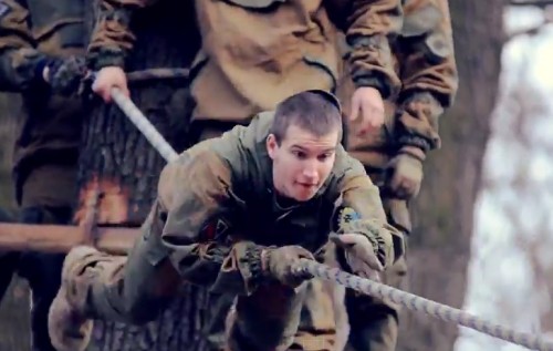 Як тренуються бійці полку "Азов"