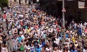 У центрі Києва закінчився багатотисячний мітинг за відставку злочинного режиму Порошенко-Яценюка