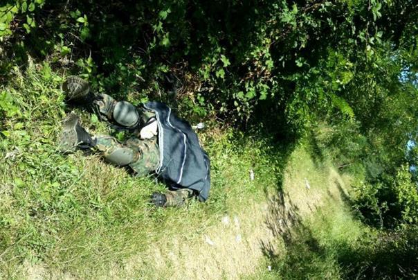 "Правый сектор" бросил погибшего при отступлении под Мукачево