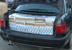 Как работает контрабанда сигарет (фото)