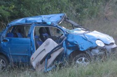 Под Киевом в ДТП пострадали четыре ребенка