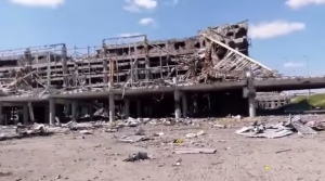 В сети появилось новое видео развалин донецкого аэропорта