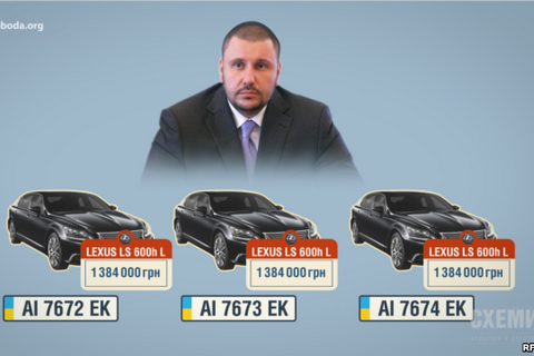 Насиров не стал отказываться от коррупционных "Лексусов" Клименко