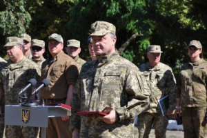 Порошенко наградил лейтенанта, сбившего ребенка, орденом