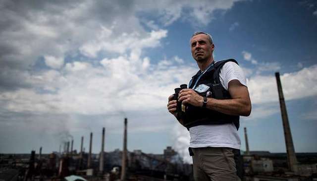 Пьяный боевик отдал 122-мм артиллерийский снаряд представителям ОБСЕ