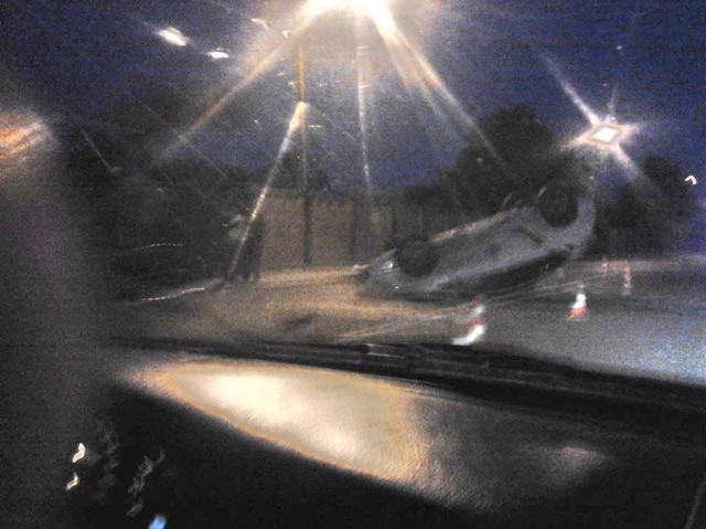 У Львові перекинулося авто поліції (ФОТО)