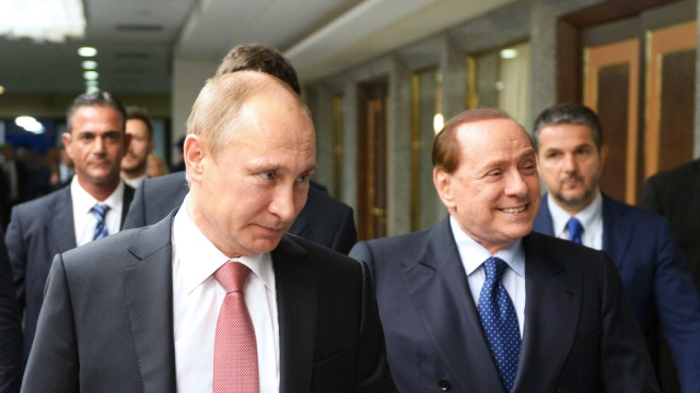 Путин похвастался перед Берлускони награбленным в Крыму