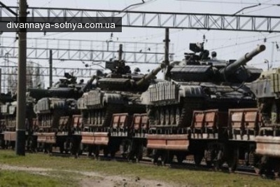 В Крым прибыл состав с российской военной техникой