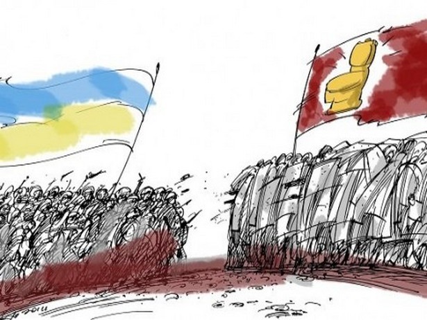 На Хмельниччині вчорашні активісти-майданівці встали під прапори Гереги