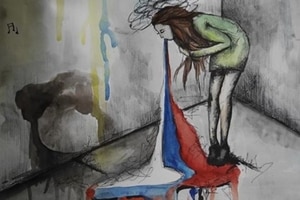 Тошнит от России: брутальную картину 15-летней девочки из Луганщины "зарубили" на конкурсе