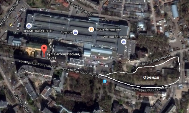 Супруге Святослава Пискуна оставили 1 га земли под строительство торгового центра