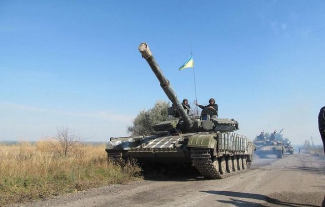 Наши солдаты завершили первый этап отвода вооружения на донецком направлении