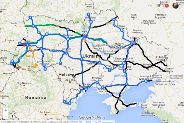 В Україні створили онлайн-мапу ремонту доріг