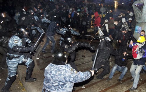 Рівно два роки тому "Беркут" жорстоко розігнав Євромайдан