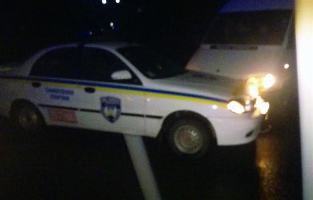 На щастя: Перше патрулювання нової поліції в Мукачеві запам’ятається ДТП