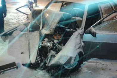 В Харькове пьяный водитель врезался в снегоуборочную машину: есть жертвы