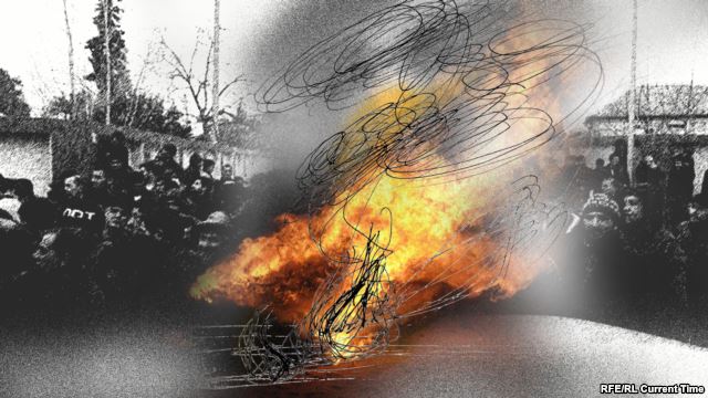 В АЗЕРБАЙДЖАНЕ ПРОХОДЯТ СТИХИЙНЫЕ ПРОТЕСТЫ