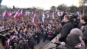 Валютные заемщики перекрыли Тверскую улицу в Москве