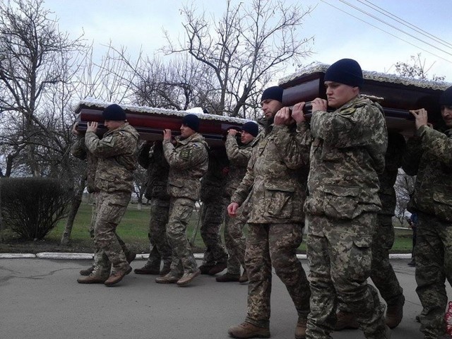 В Очакове похоронили «морских котиков», погибших в зоне АТО