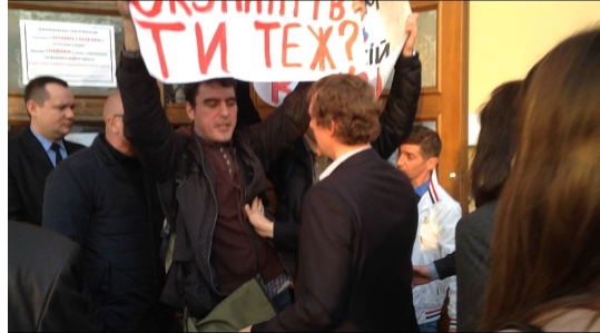 Гастроли Марата Башарова в Киеве сопровождались пикетом и потасовкой