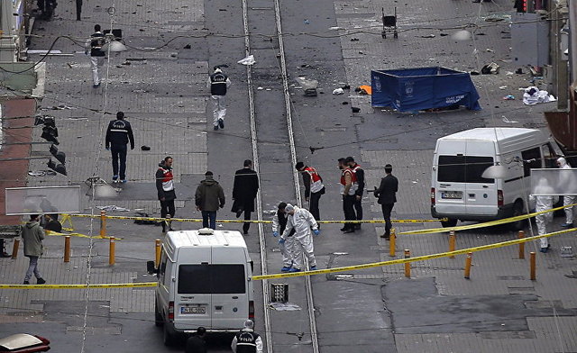 В центре Стамбула прогремел взрыв