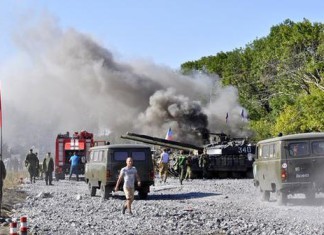 Українські партизани знищили танки і контрактників в російській “гуманітарці”