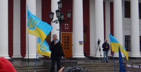 Жене одесского активиста поступили угрозы