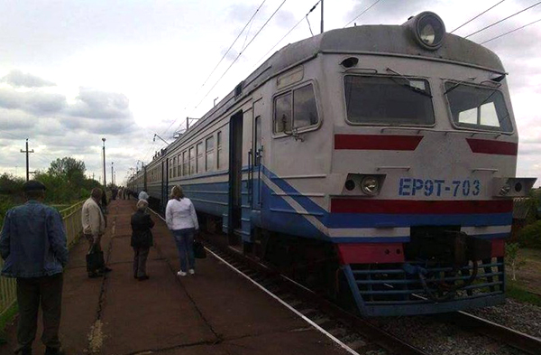 Загорілася електричка Чернігів-Ніжин