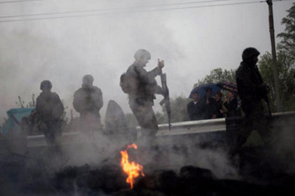 В Донецке начался мощный бой