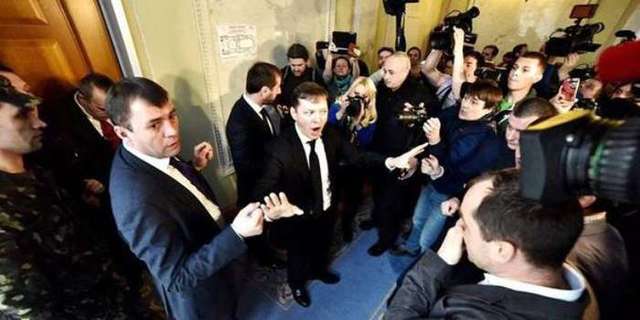 Лещенко и Ляшко поспорили в кулуарах Рады