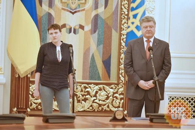 Савченко - в администрации президента: Увы, мир возможен только через войну