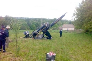 На Хмельнитчине разбился вертолет