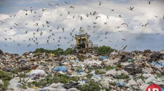 Мусорное море под Киевом: опубликованы впечатляющие фото городской свалки