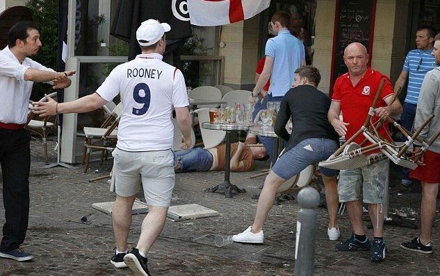 Во Франции произошла новая драка между российскими и английскими болельщиками